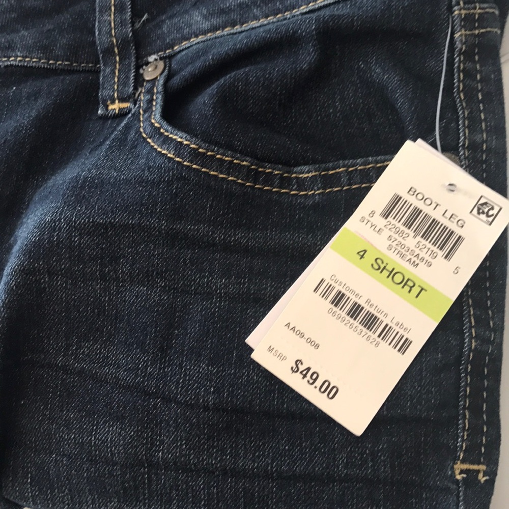 Style and Co Bootcut Curvy Fit Jeans (Stream) - Picture 4 of 4